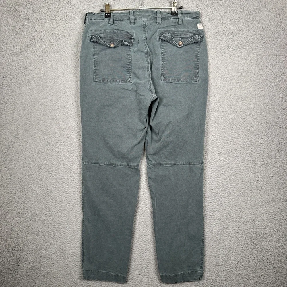 Marine Layer Pants Mens‎ 33 Blue Gray Breyer Relaxed Utility Preppy Heritage